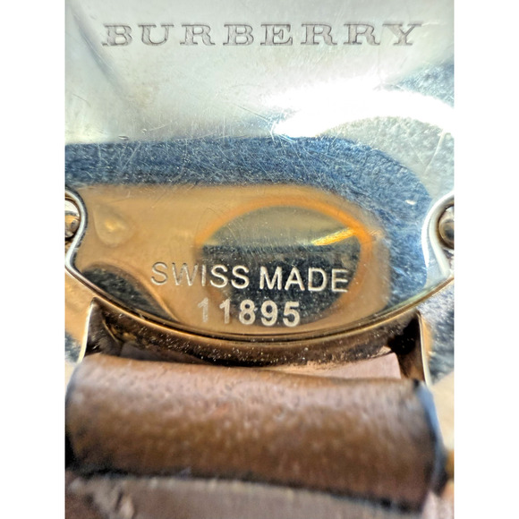 Burberry BU10101 The Classic Tan Gold Tone Steel 32 mm Women\'s Watch W/Box main image 5